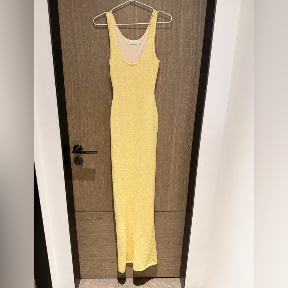Asta resort Yellow Sleeveless Maxi Dress
